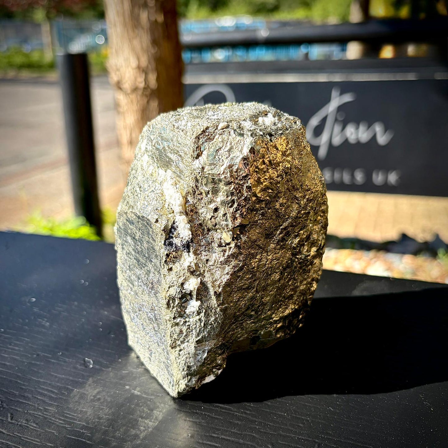 Large Pyrite Crystal Specimen #1 | Natural Peruvian Pyrite | Fool’s Gold Mineral