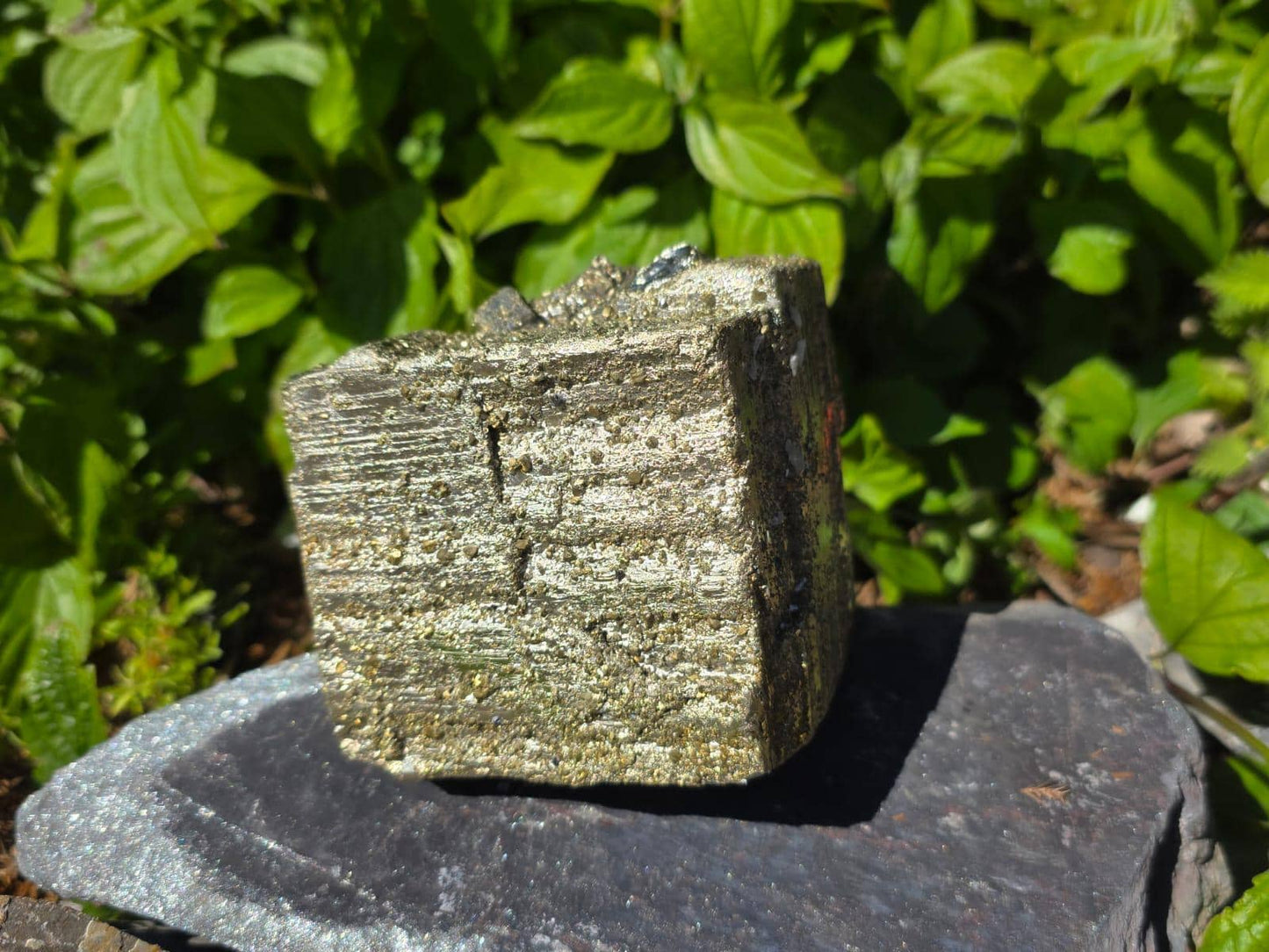 Pyrite Crystal Specimen #3 | Collectors Peruvian Pyrite | Fool’s Gold Mineral