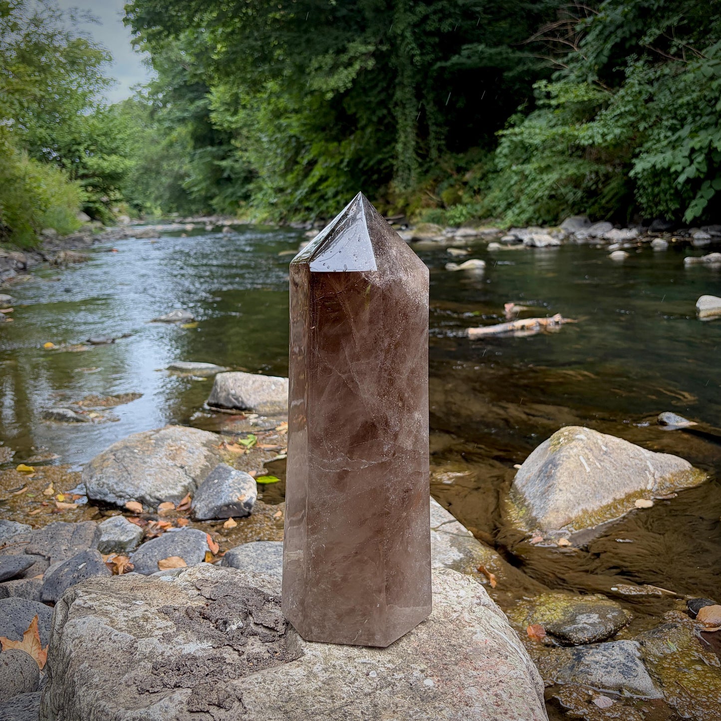 Extra Large Smoky Quartz Crystal Tower Obelisk | 11kg