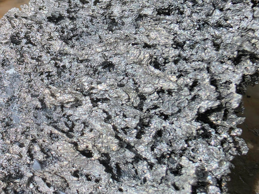 Natural native silver on calcite matrix | collectors mineral specimen (b6 #1)