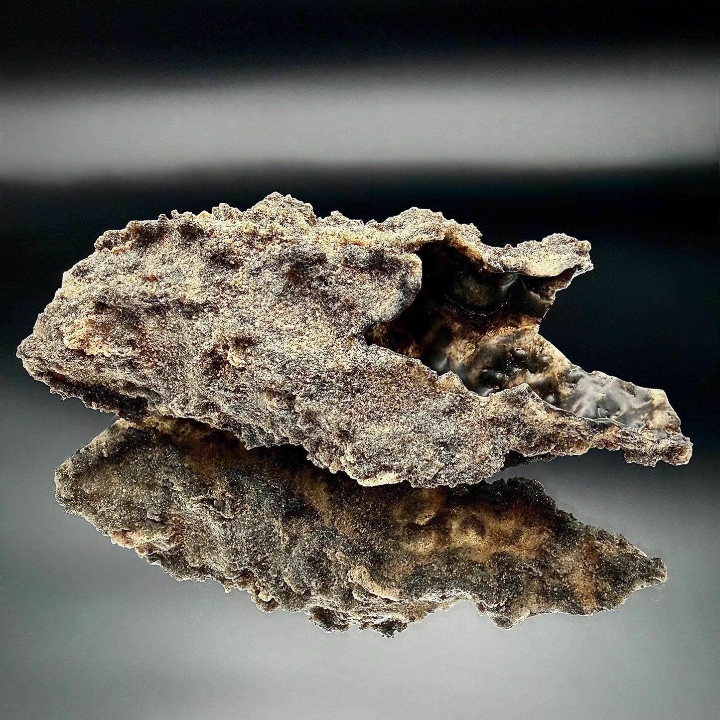 Large Fulgurite Specimen - Petrified Lightning Stone from Libyan Desert #12