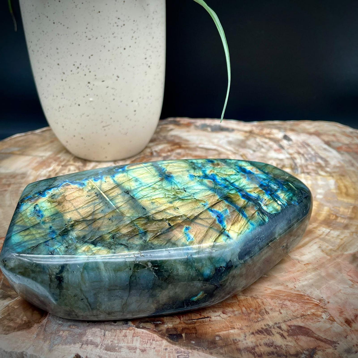 Labradorite Crystal Freeform 1.09kg | Polished Display Stone #14
