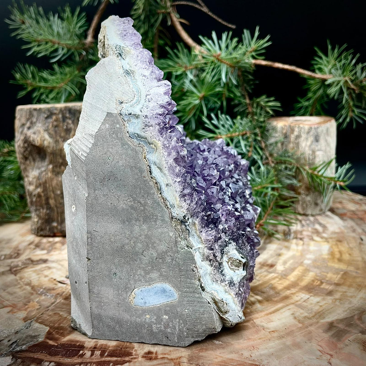 Amethyst Crystal Cutbase | Large Freestanding | ACB35 1.37kg