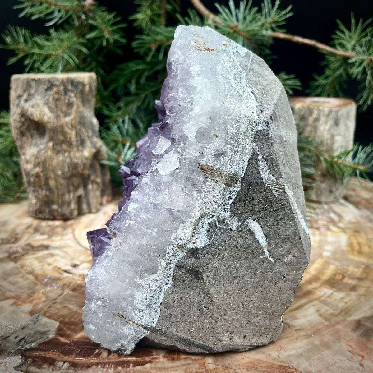 Amethyst Crystal Cutbase | Large Freestanding | ACB34 1.67kg
