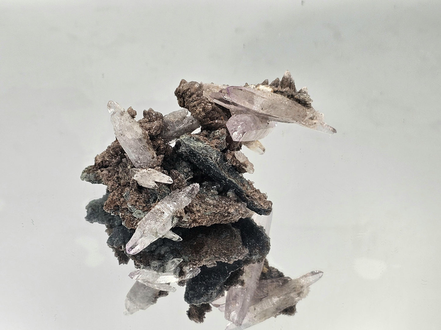High-quality Veracruz amethyst crystal with subtle violet coloring