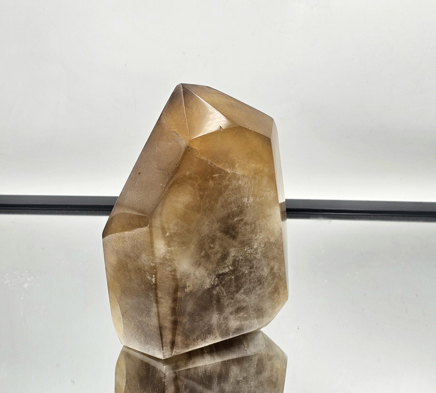 Large natural and untreated Citrine tower for collectors.