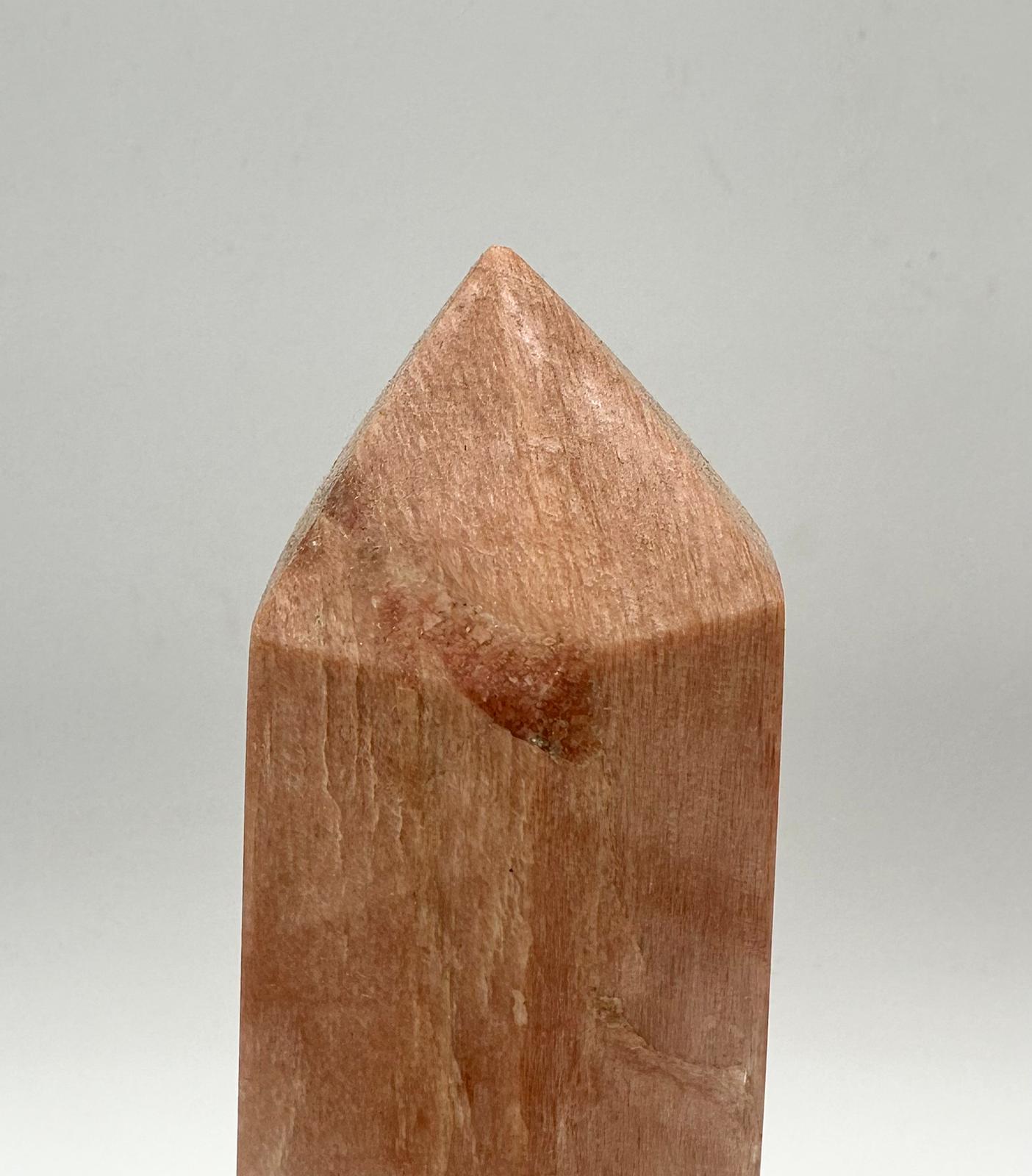 Peach Moonstone Crystal Prism #7