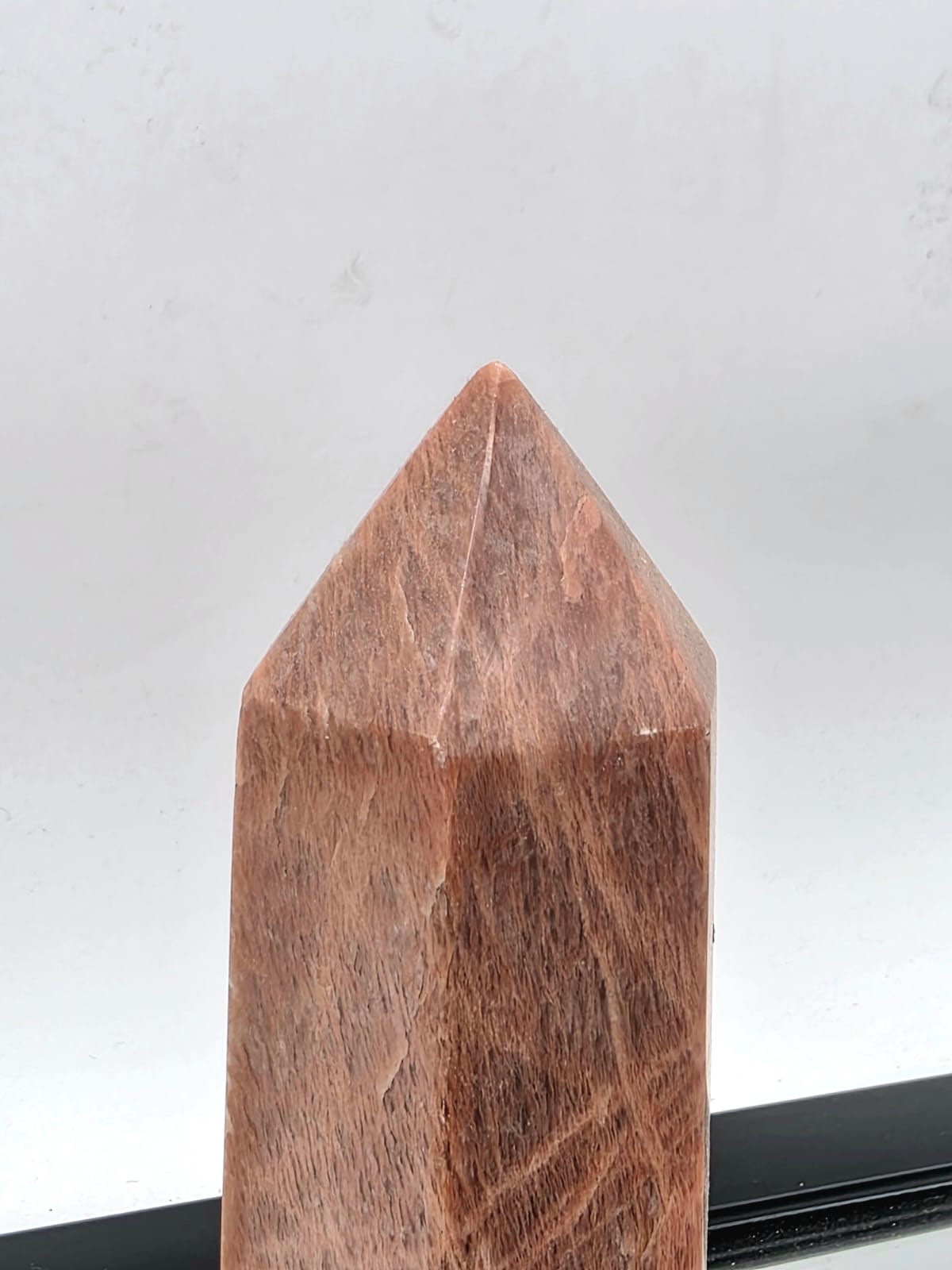 Peach Moonstone Crystal Tower #13