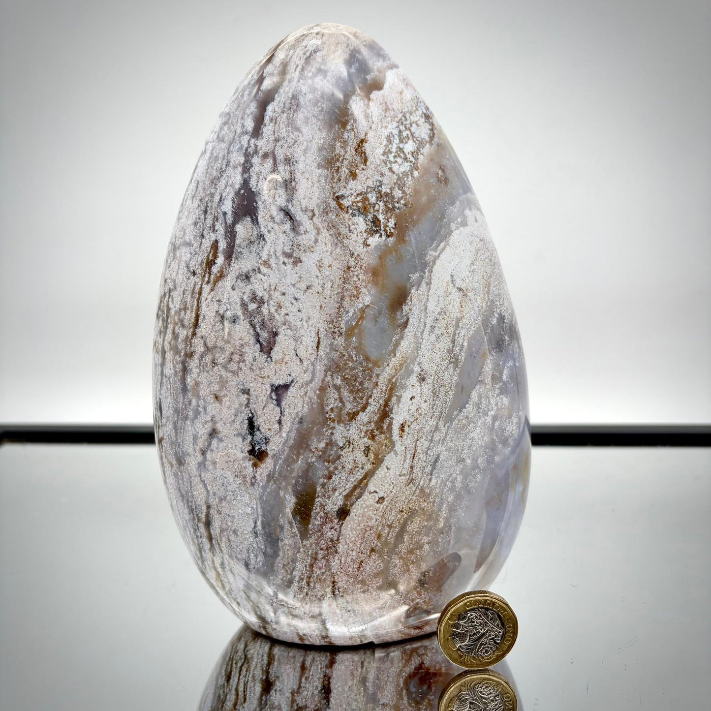 Ocean Jasper Freeform Pair – Matching Crystal Decor #6