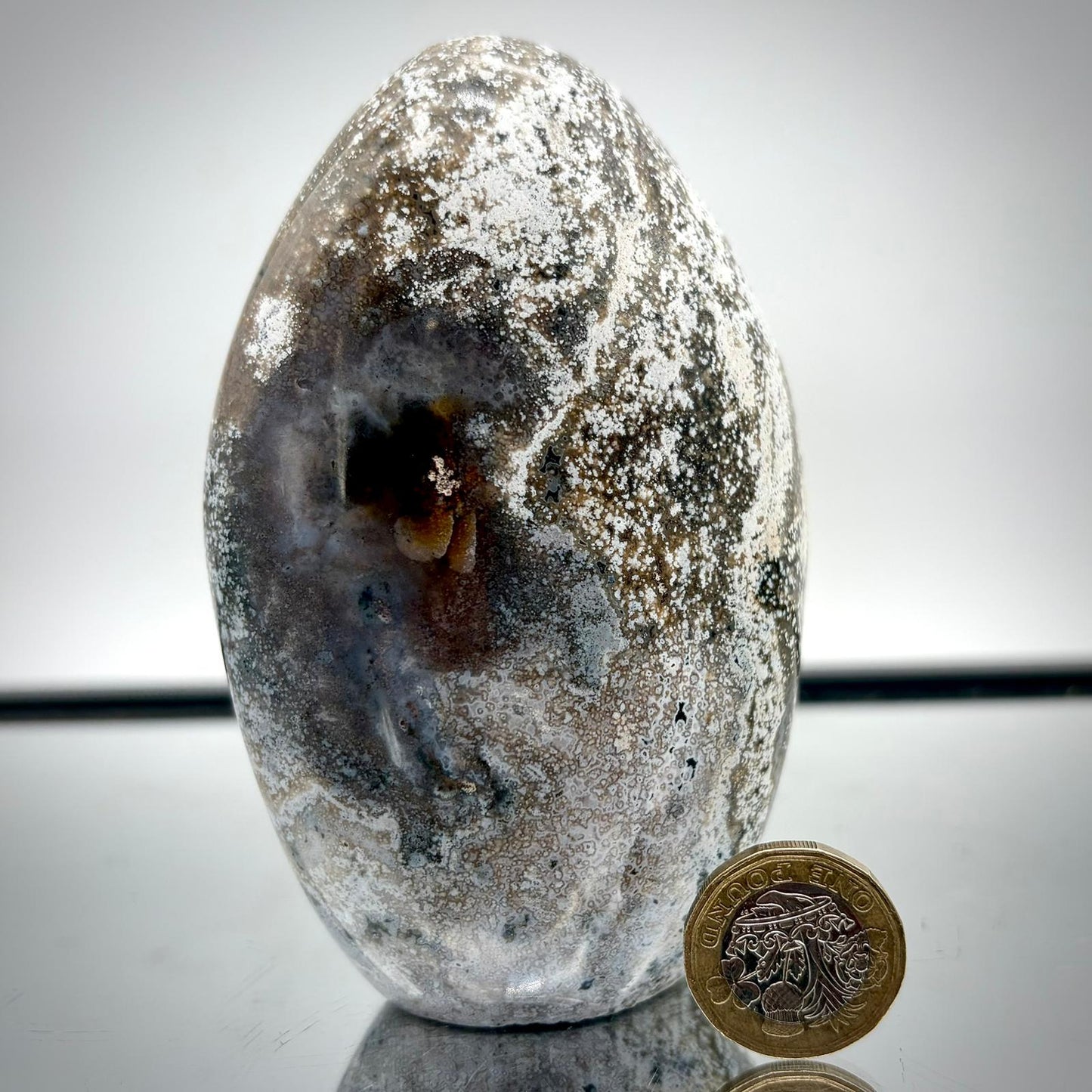 Ocean Jasper Freeform Pair – Matching Crystal Decor #11