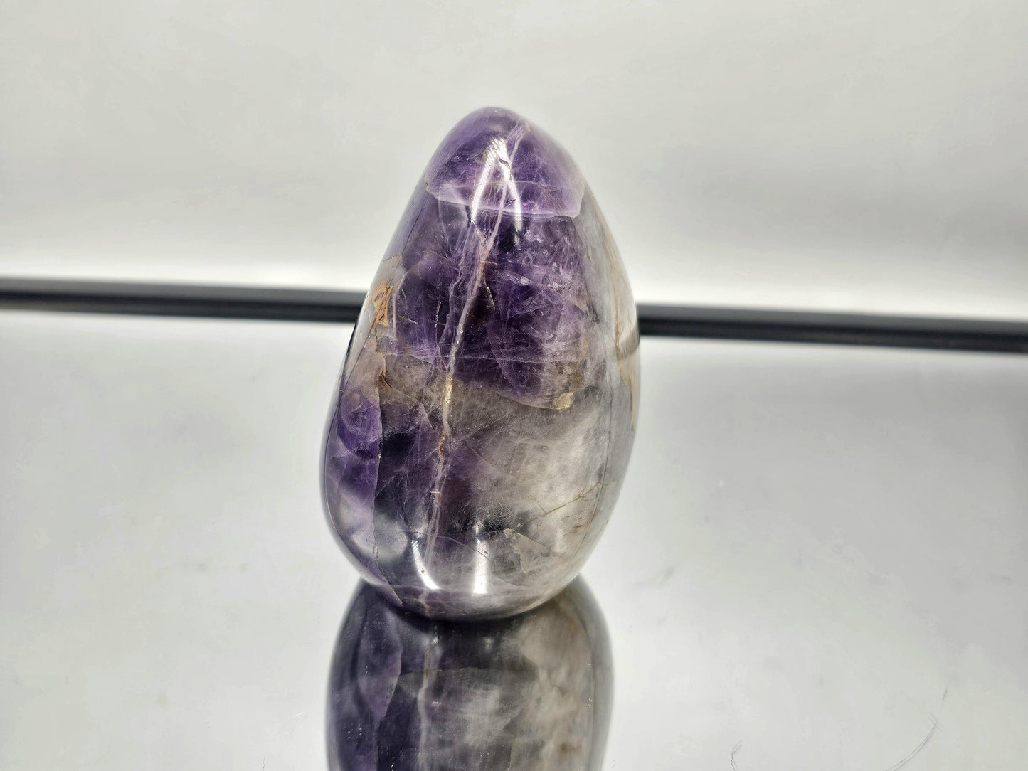 Luxury Dark Amethyst & Quartz crystal freeform, handpicked for its stunning beauty and quality.