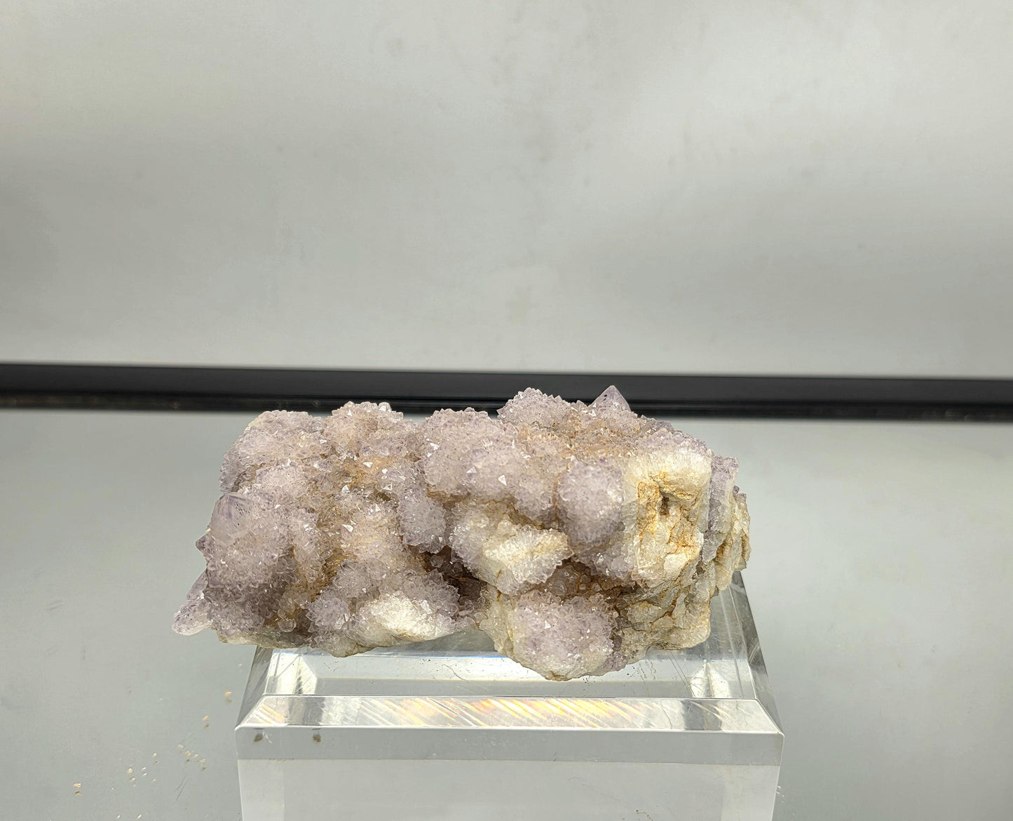 Cactus Quartz Amethyst cluster specimen.