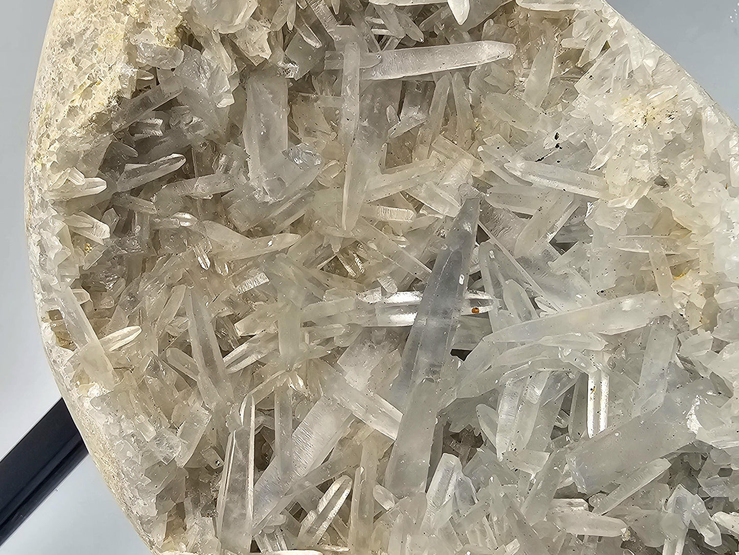 Celestite Geode from Madagascar, perfect for interior design