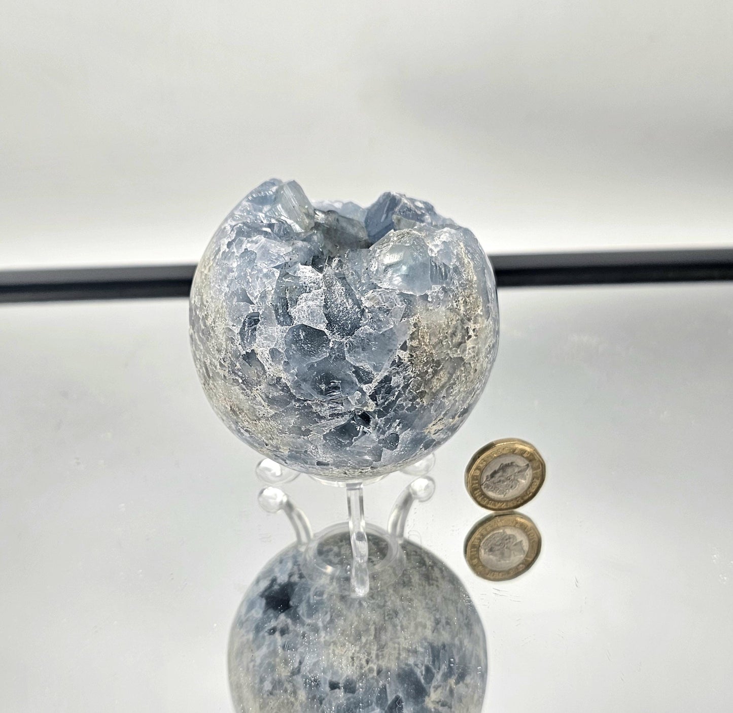 ibrant home décor with a radiant Celestite Sphere.
