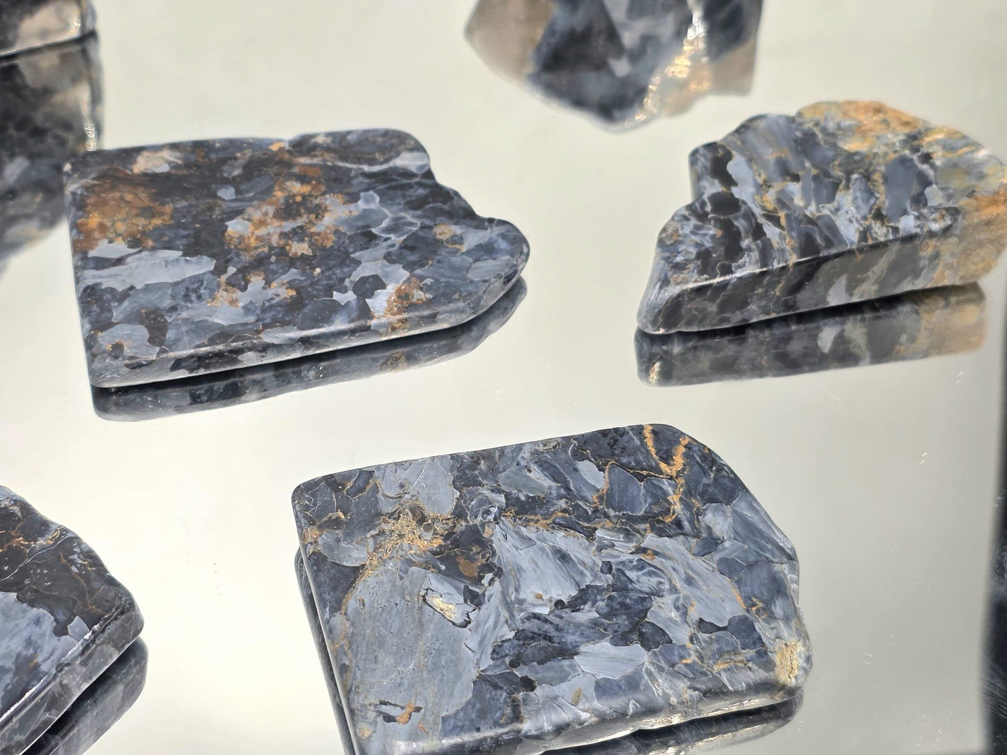 Polished Pietersite mineral with natural rough edges