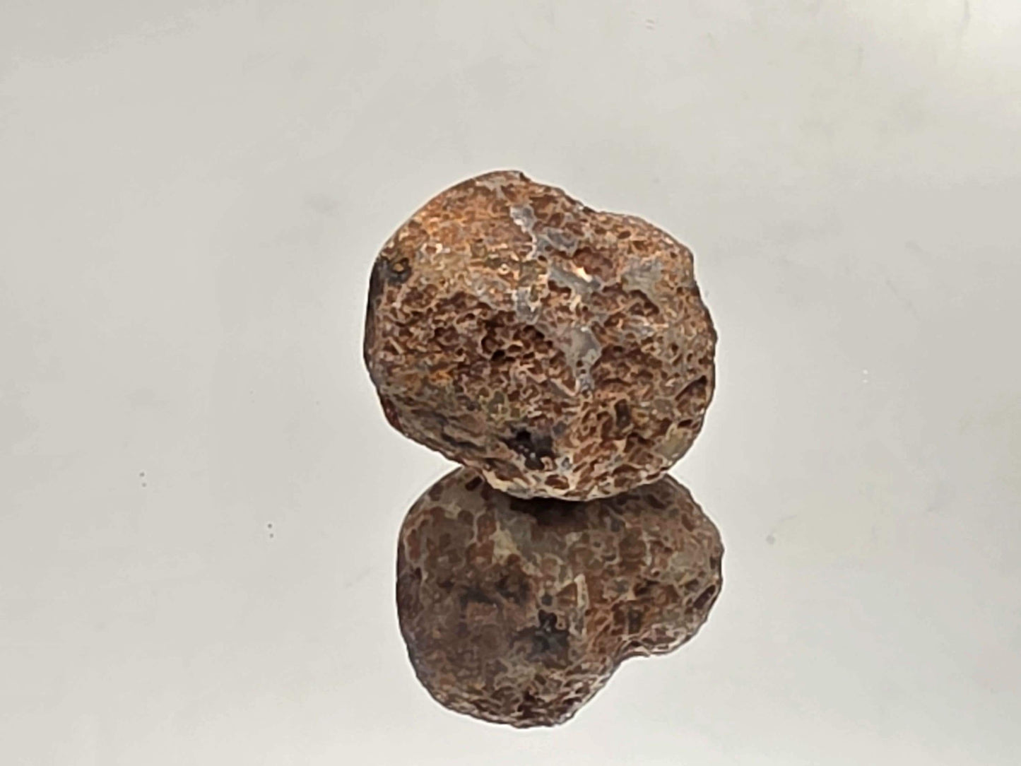Collector’s rare Malawi Agate polished geode stone.