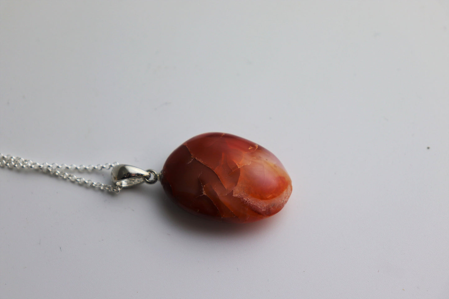 Crystal Christmas gifts carnelian necklace