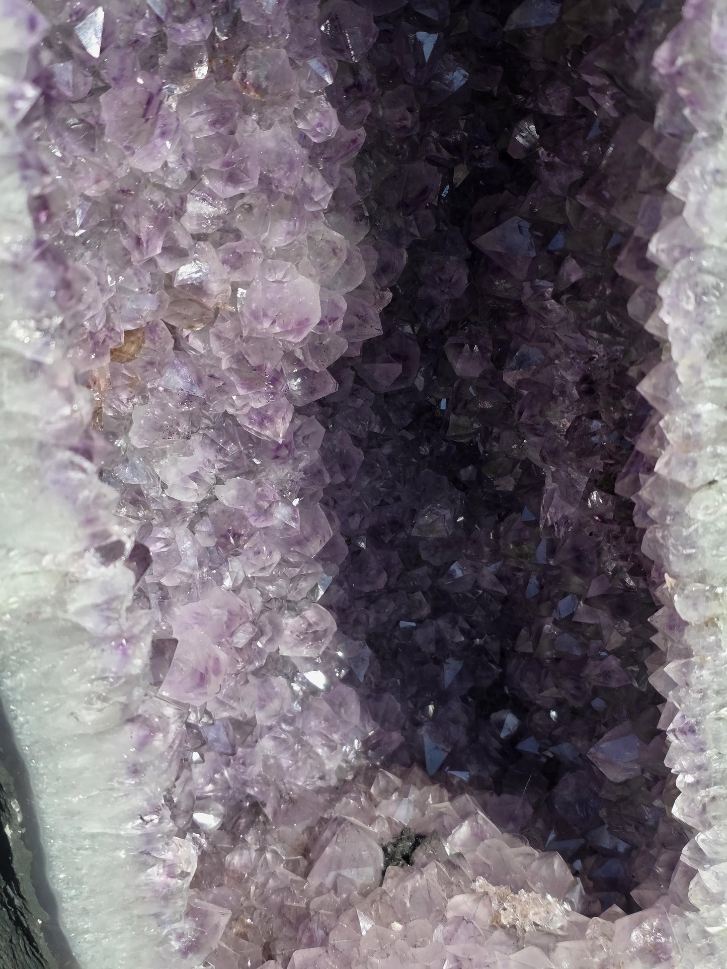 A decorative Amethyst Church, a stunning home feature piece.