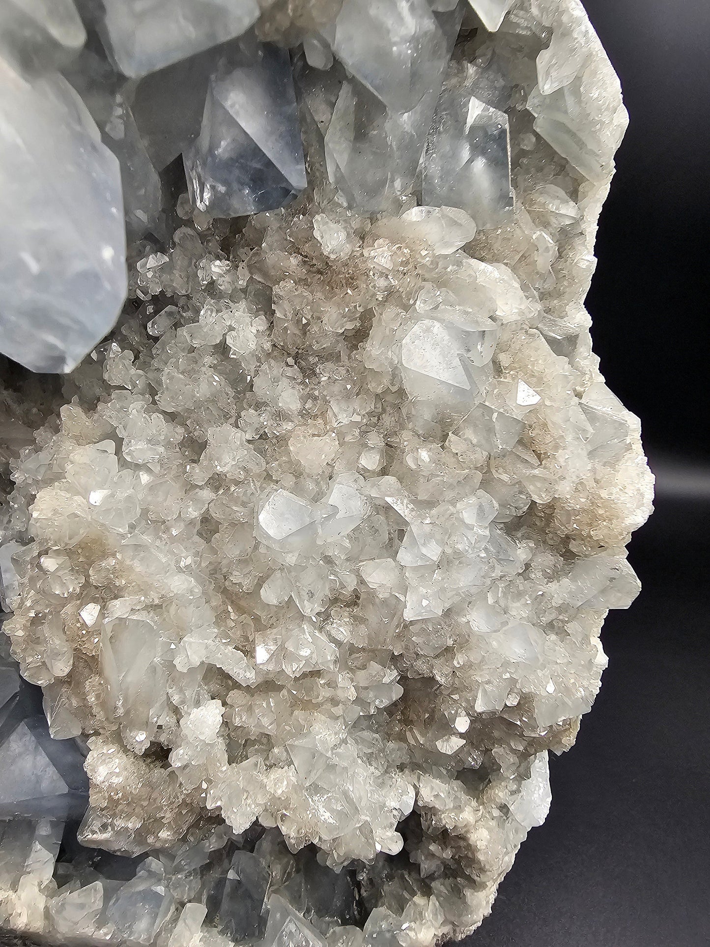 druzy celestite crystal tower