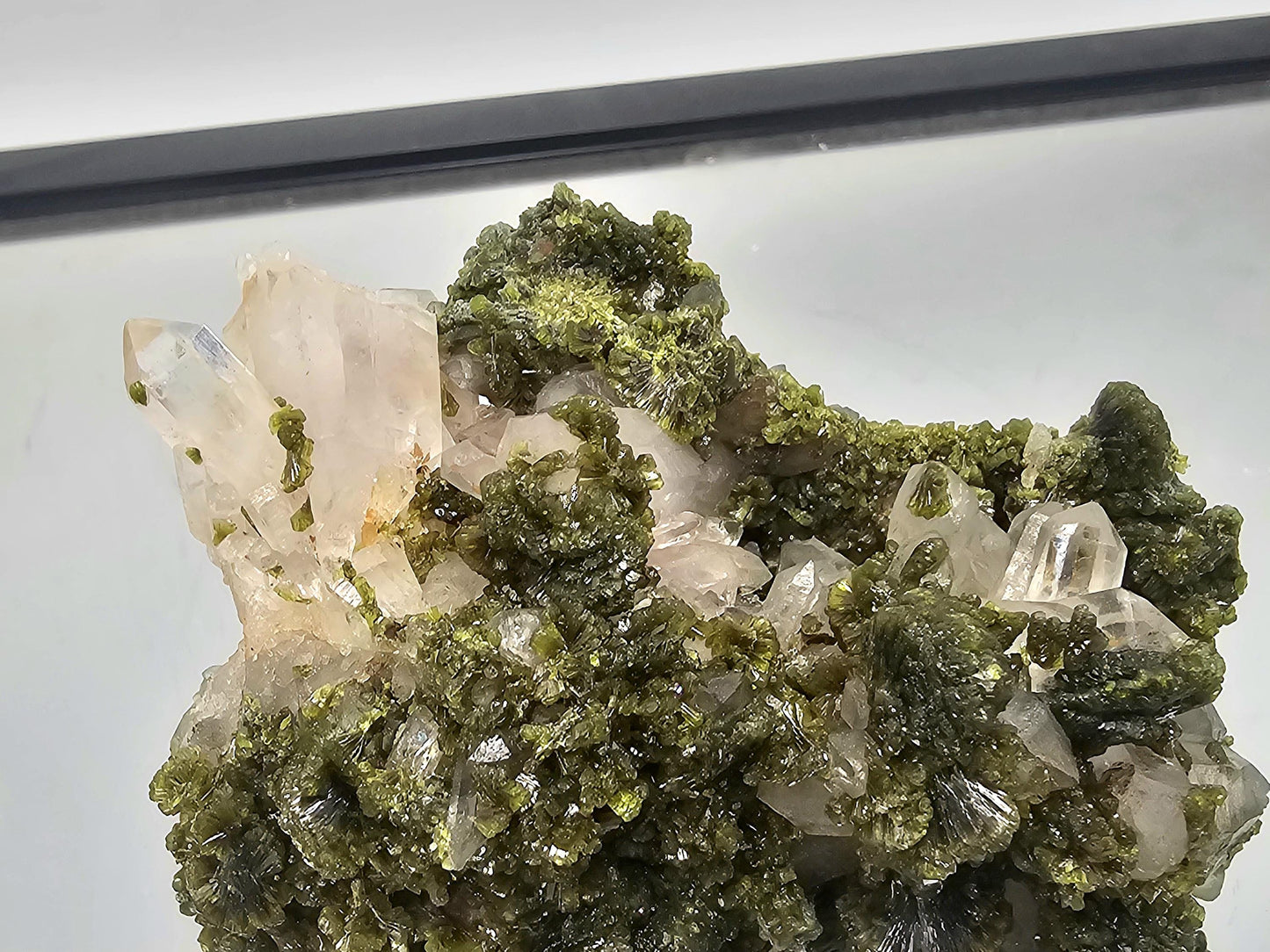 Jewels collection Forest Epidote Quartz display piece, perfect for home decor or holistic spaces.