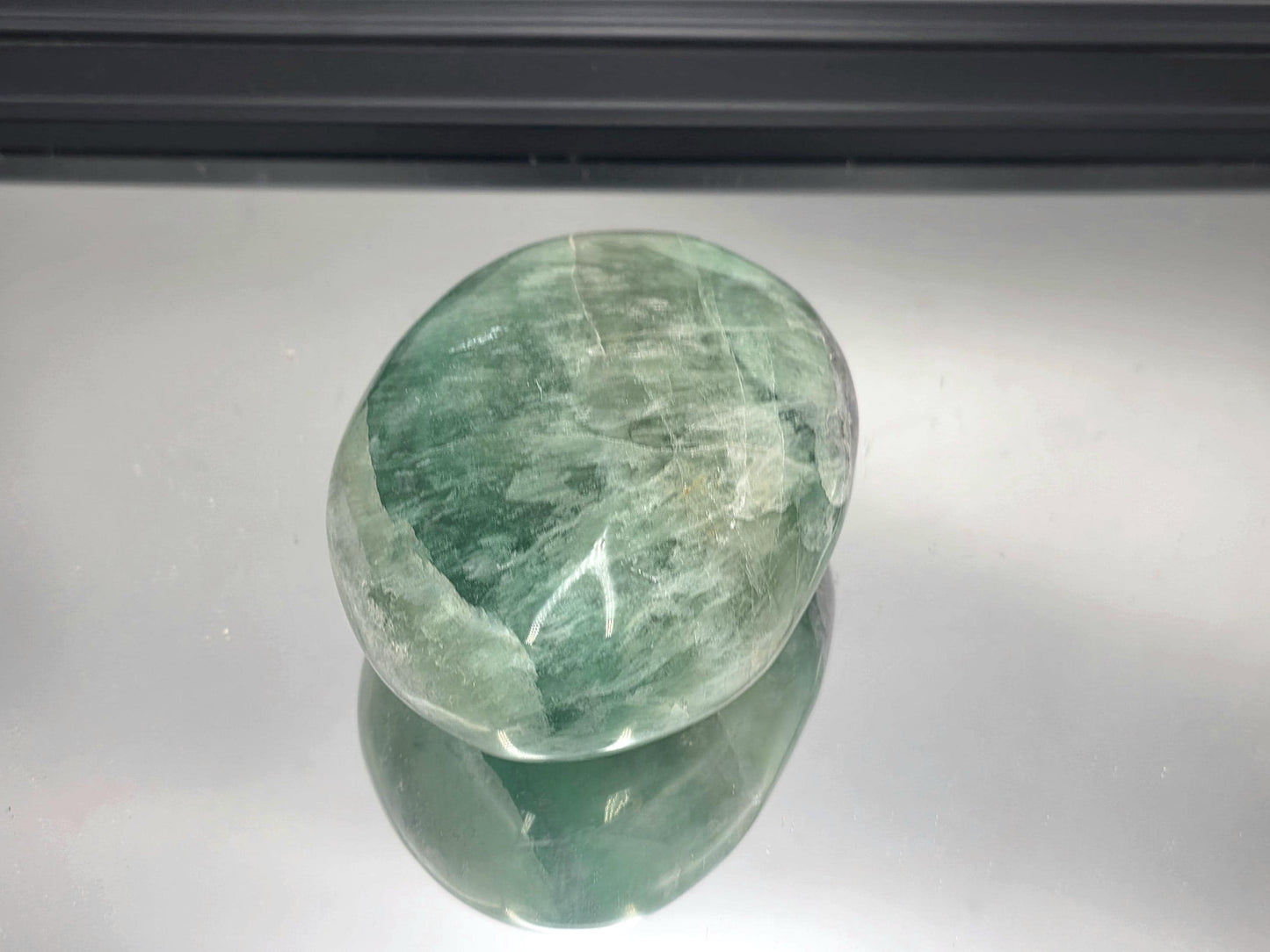 Fluorite stone polished for massage