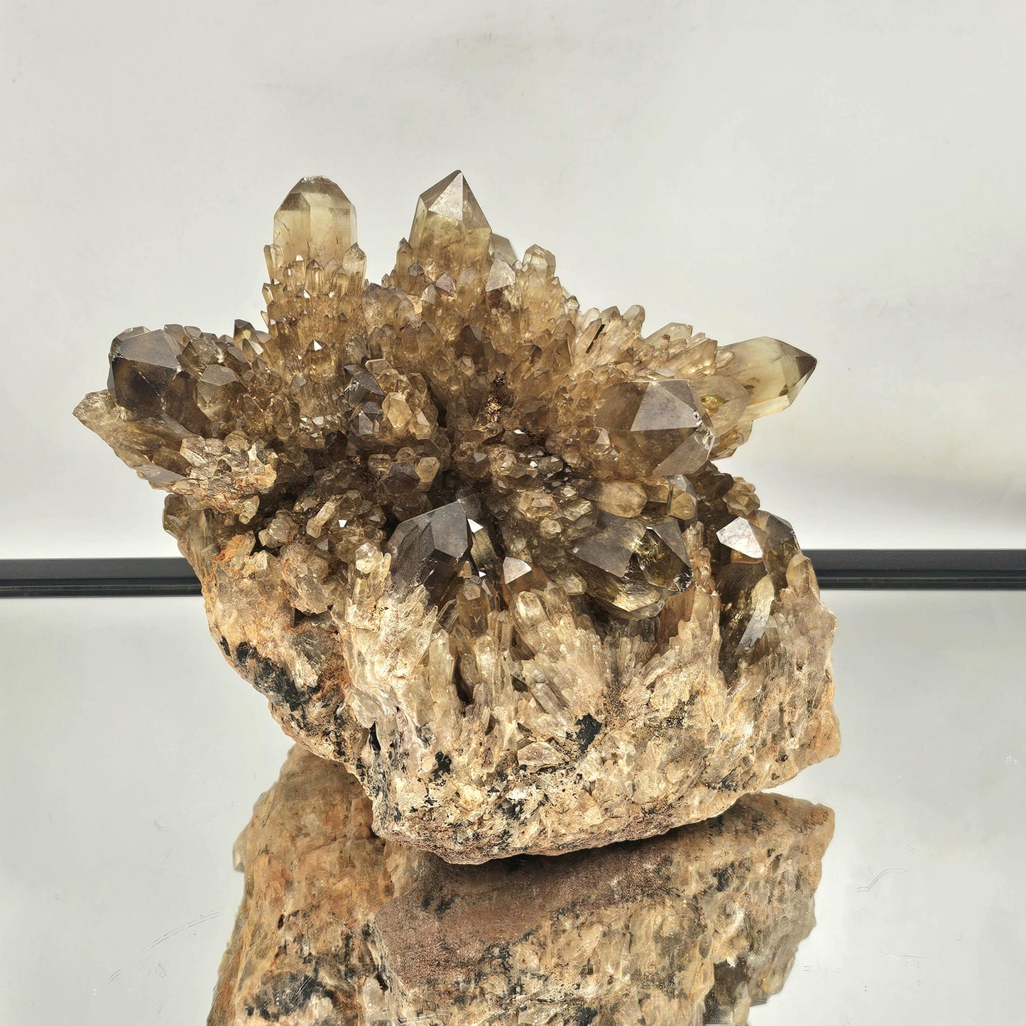 large crystals natural Kundalini Citrine crystal cluster