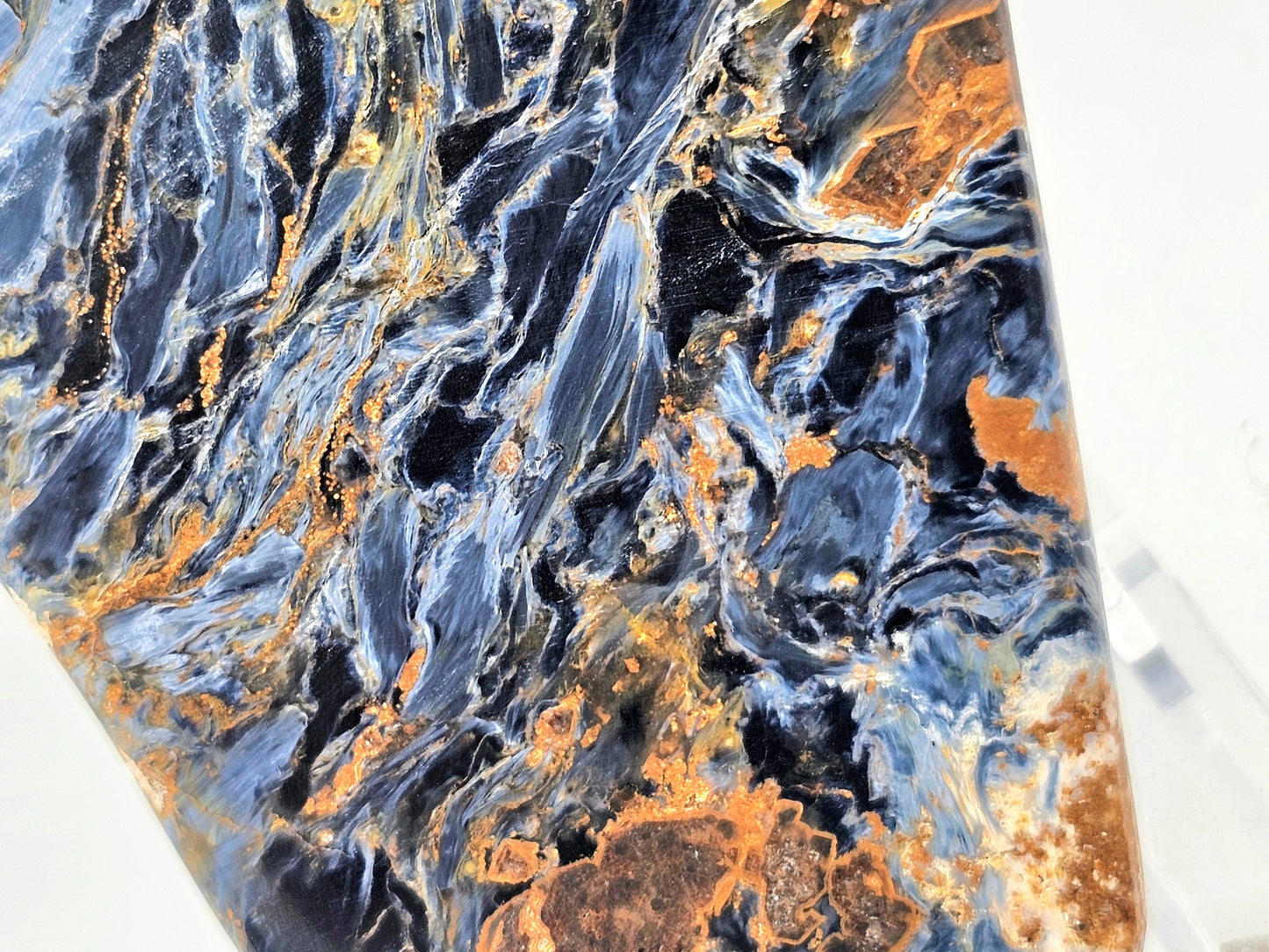 high quality large pietersite crystal slice