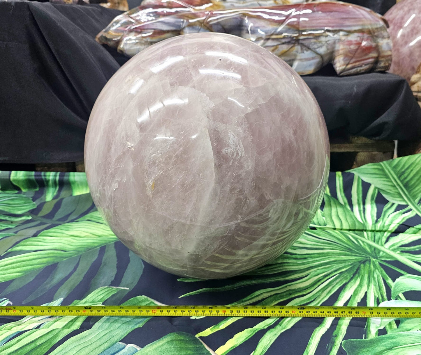 high quality large rose quartz crystal sphere for luxury homes