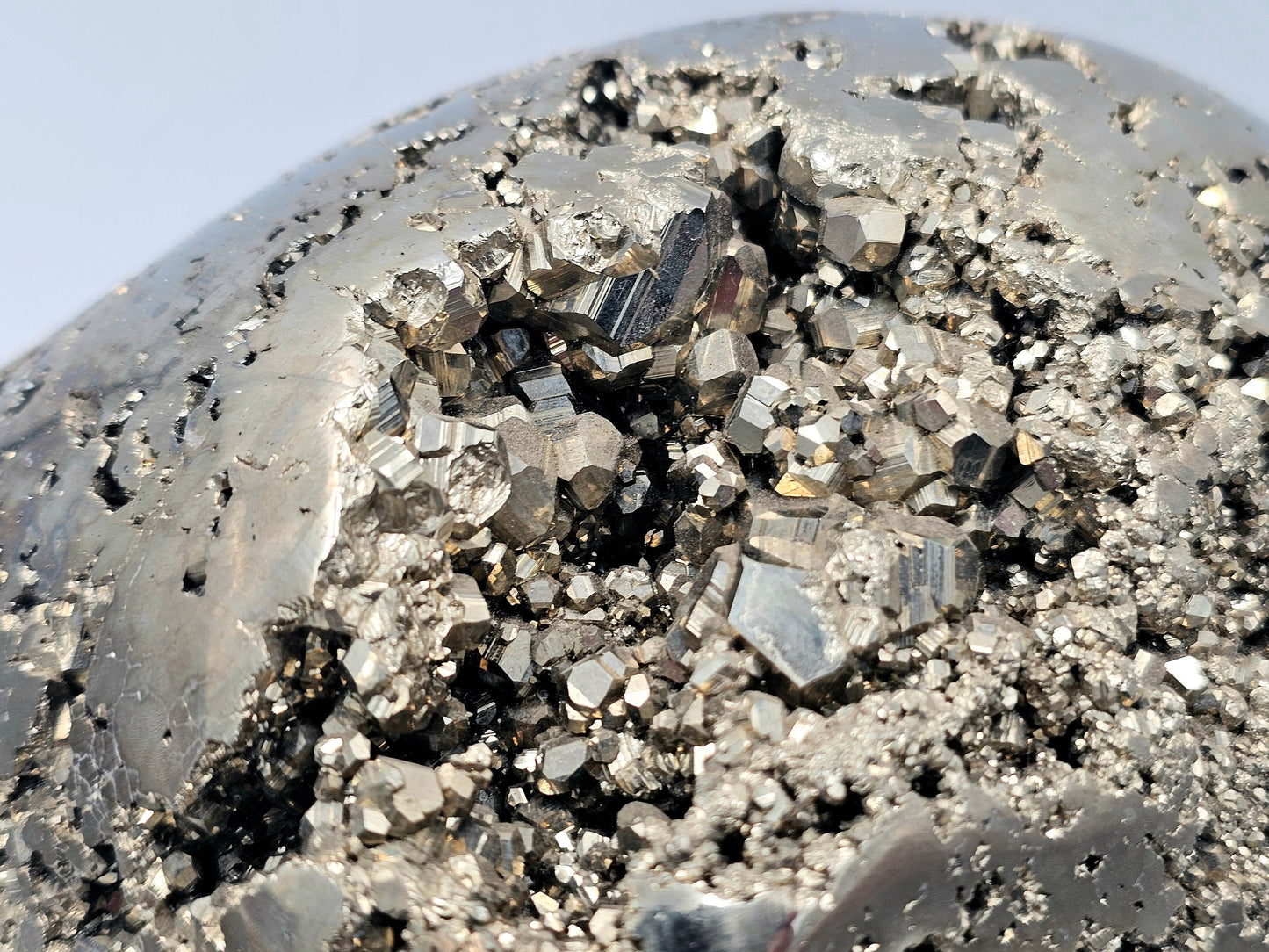 high quality pyrite crystal skull