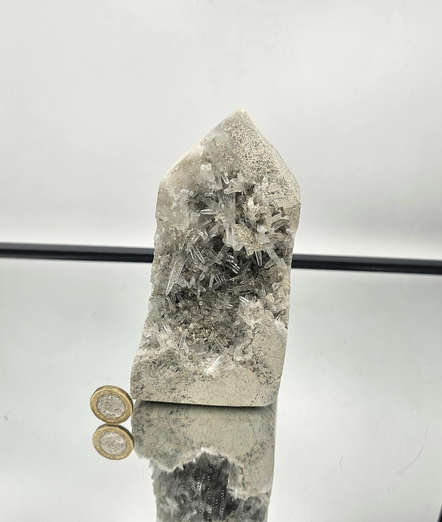 luxury home decor interior design fine needle celestite pale blue colour