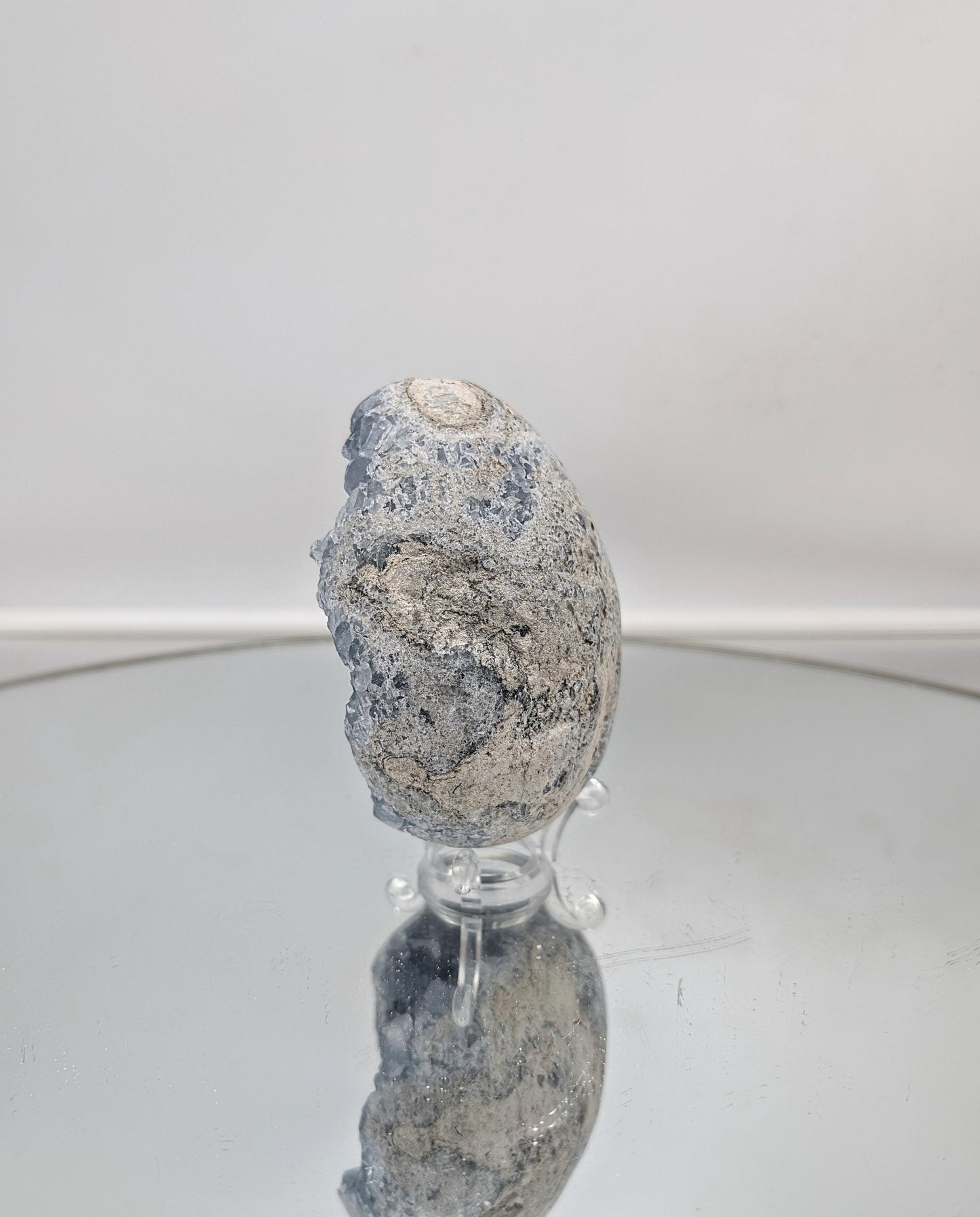 Large natural celestite crystal, ideal for home styling
