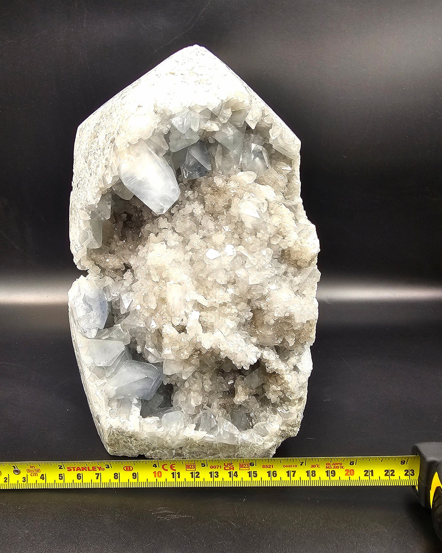 druzy celestite crystal tower