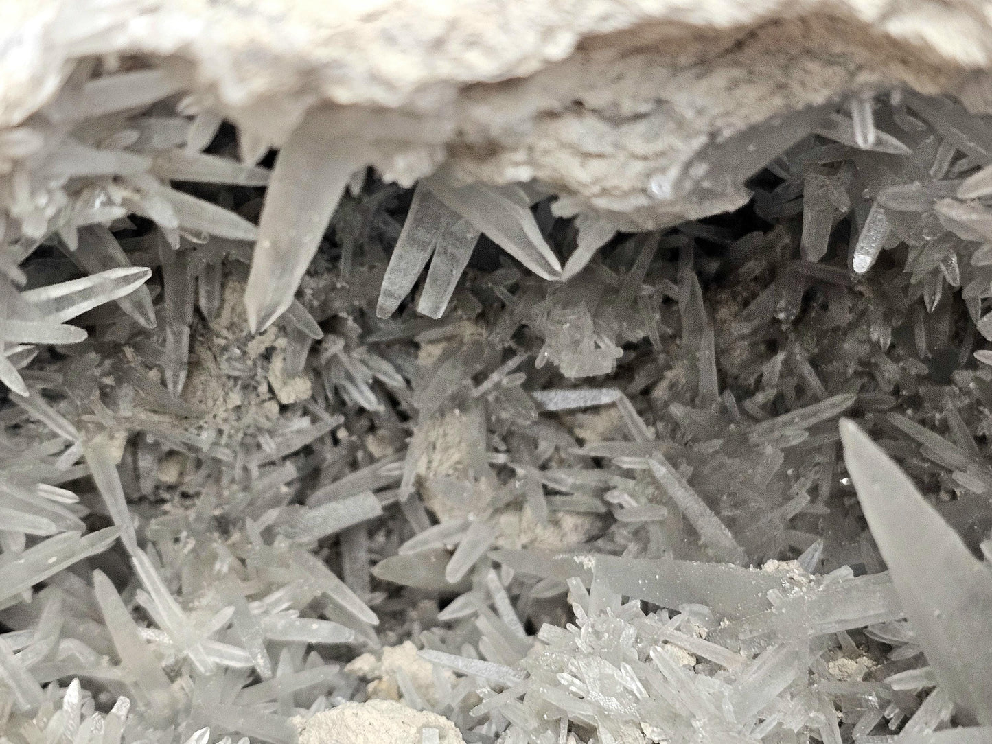 premium luxury interior design crystals large pastel blue celestite sphere