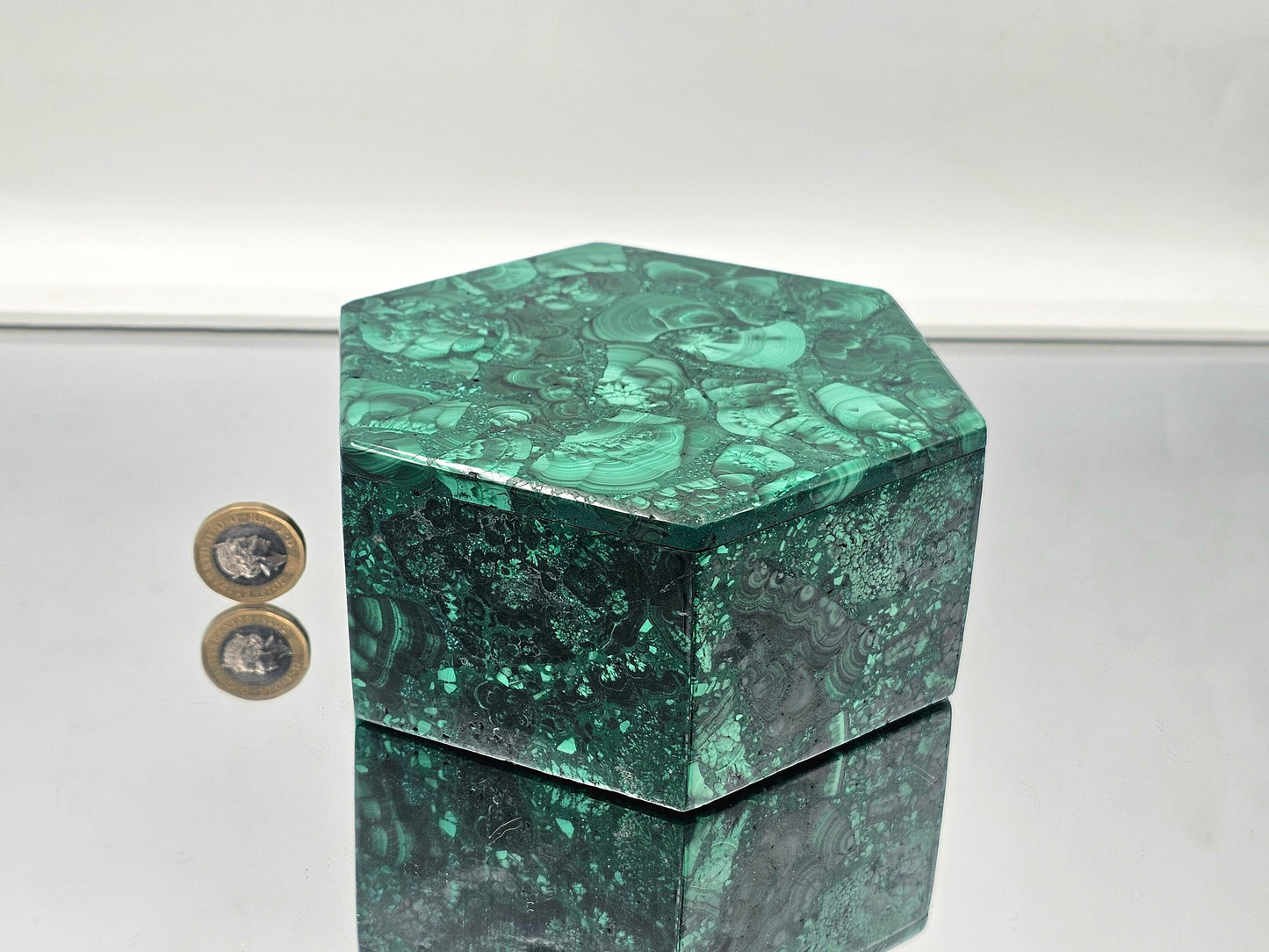 luxury malachite crystal box