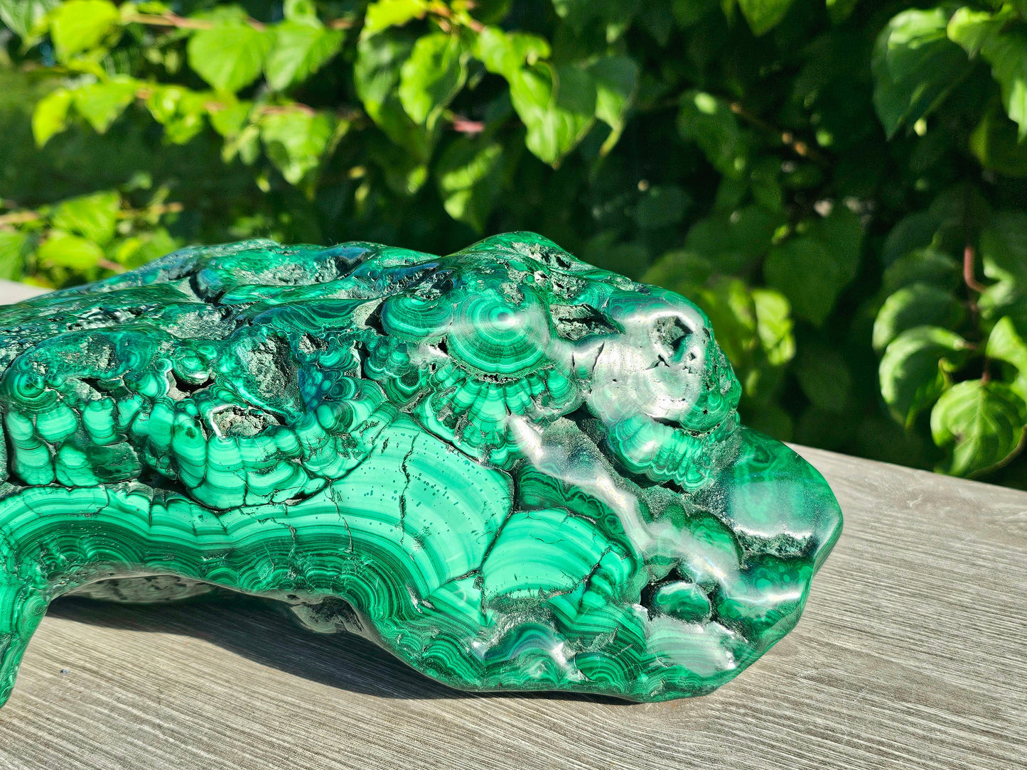 malachite shop large crystals