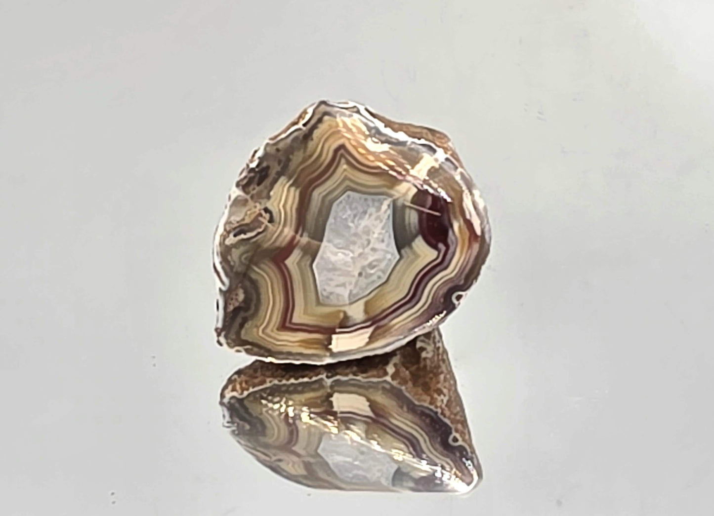 Rare Malawi Agate polished crystal.