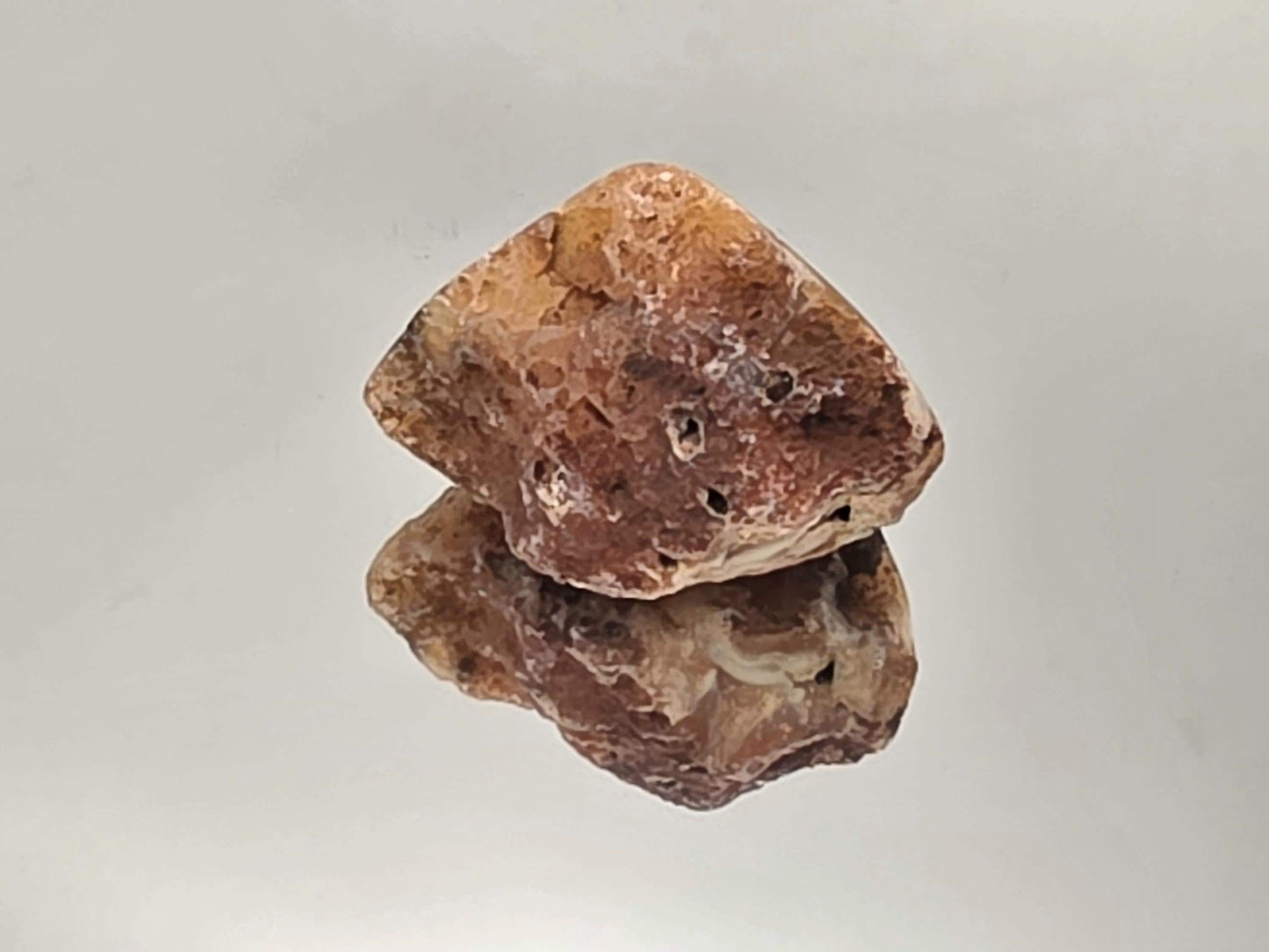 Malawi Agate vibrant polished geode crystal stone.