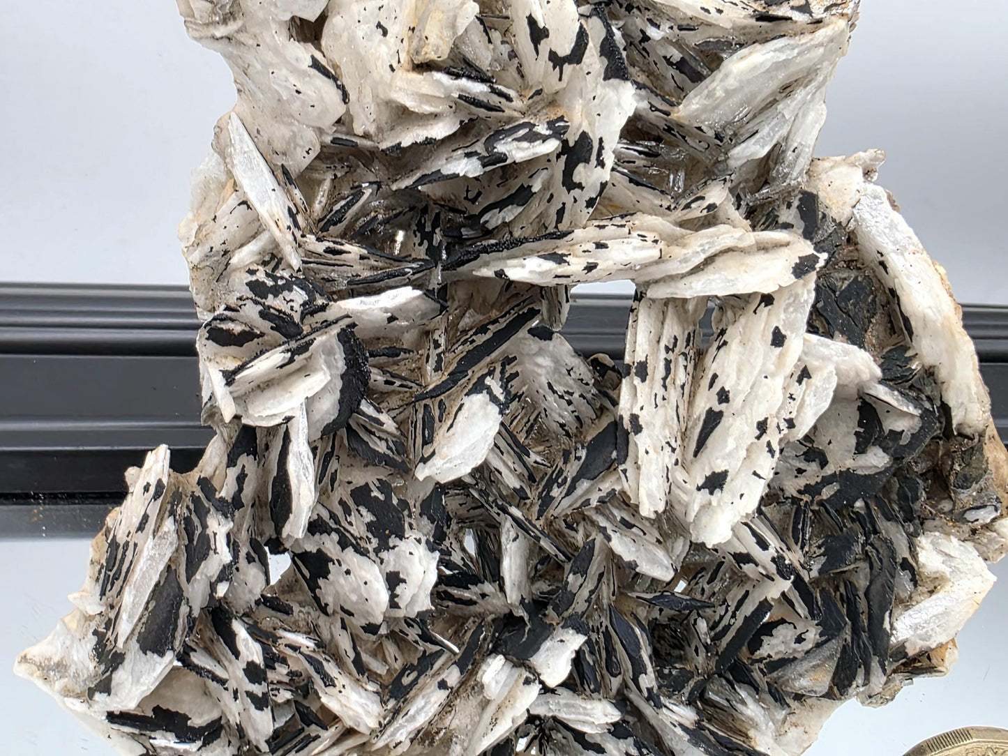 Close-up of manganese-rich Black Baryte minerals