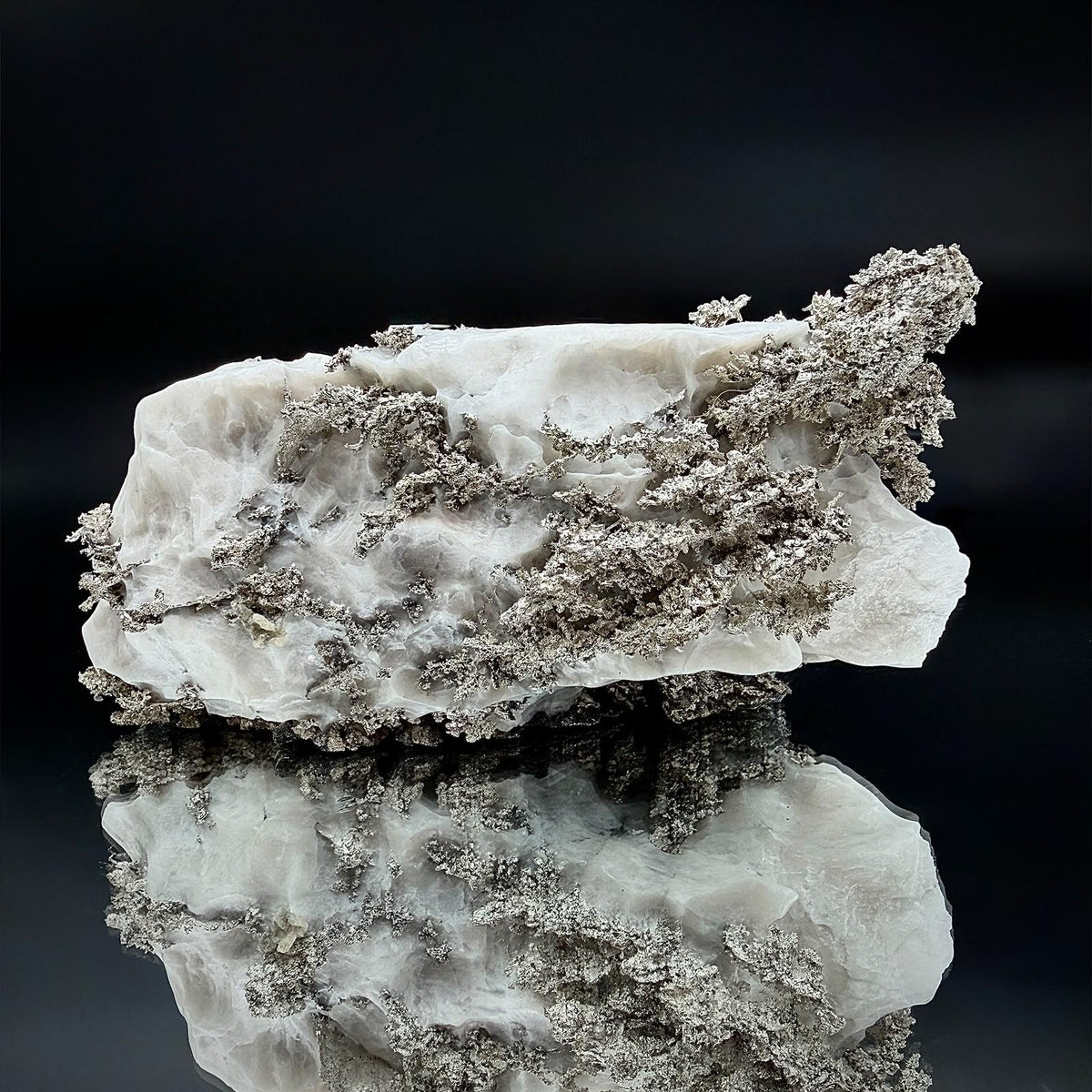 Natural Native Silver specimen for mineral collectors