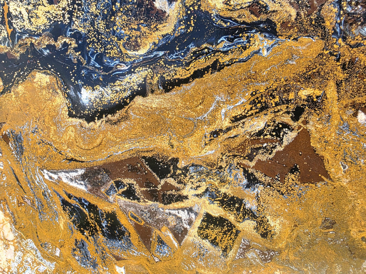 Artisan-polished Pietersite crystal pair showcasing natural beauty and expert craftsmanship.
