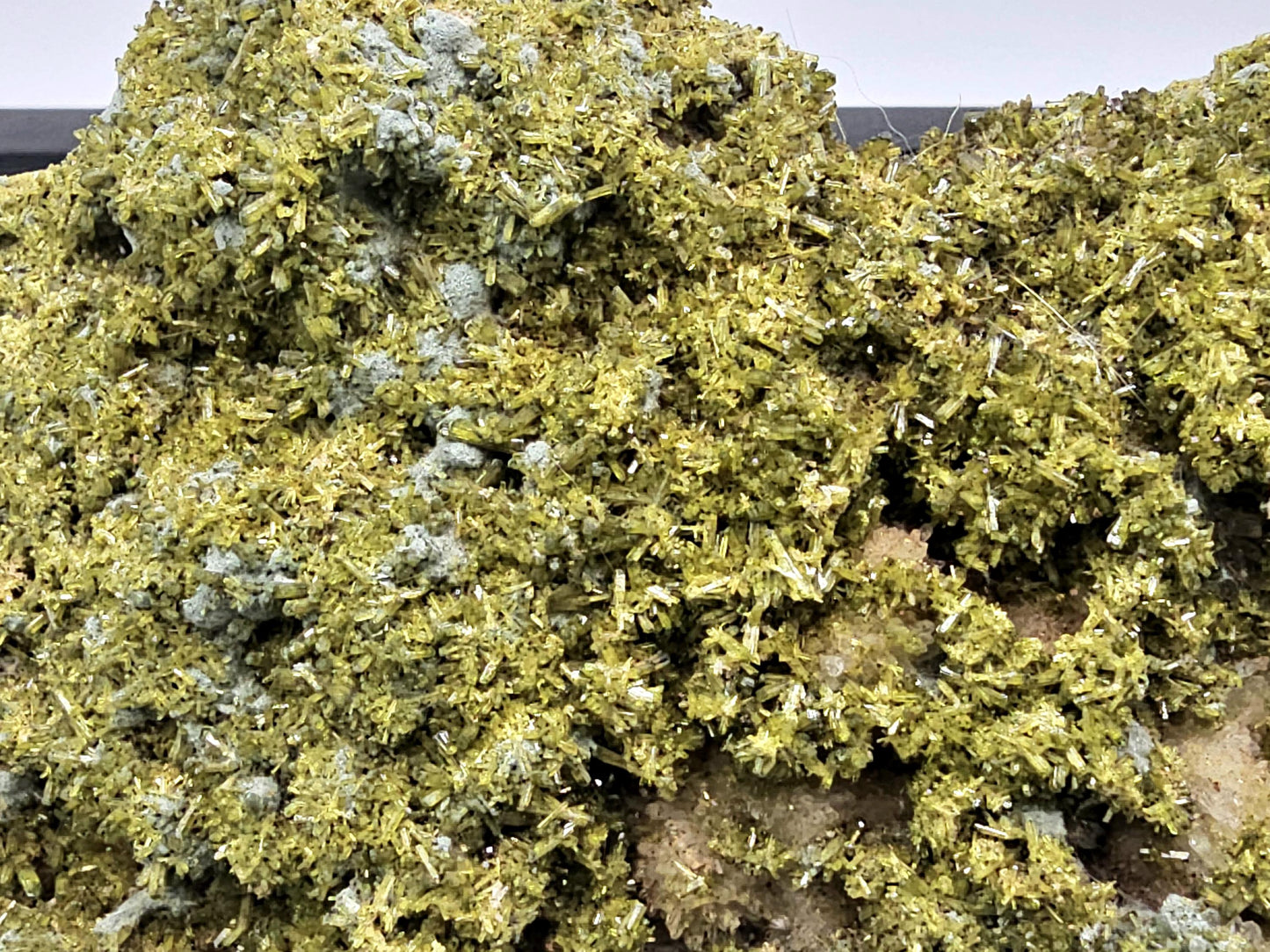 forest epidote crystal from midelt