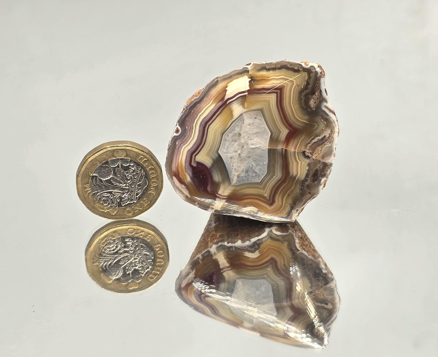 Polished rare Malawi Agate