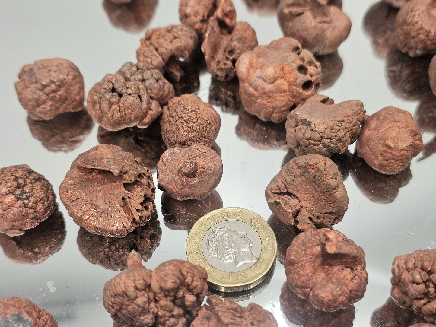 Pure metallic copper nugget specimen