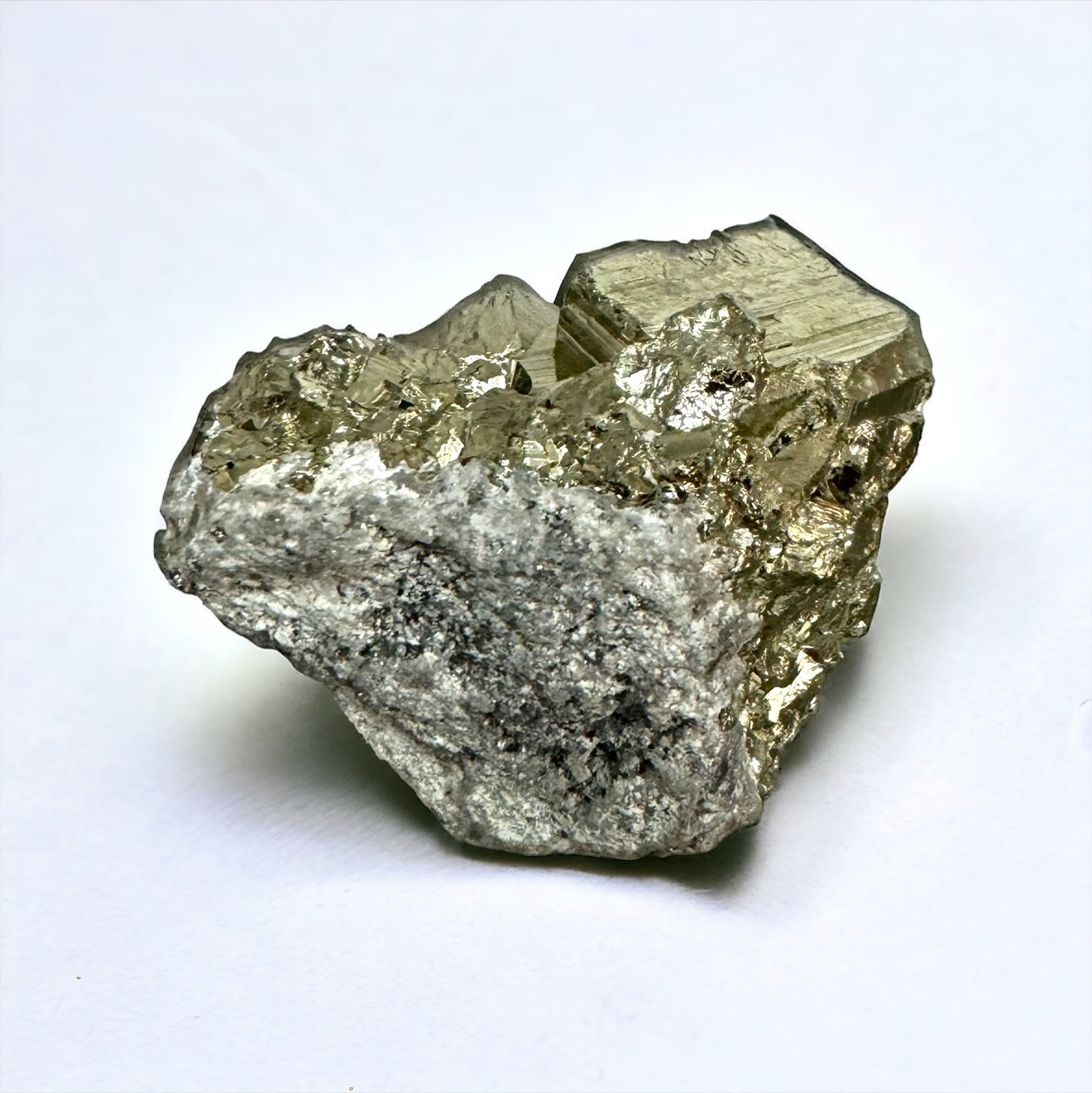 10) Small Pyrite Crystal Cube