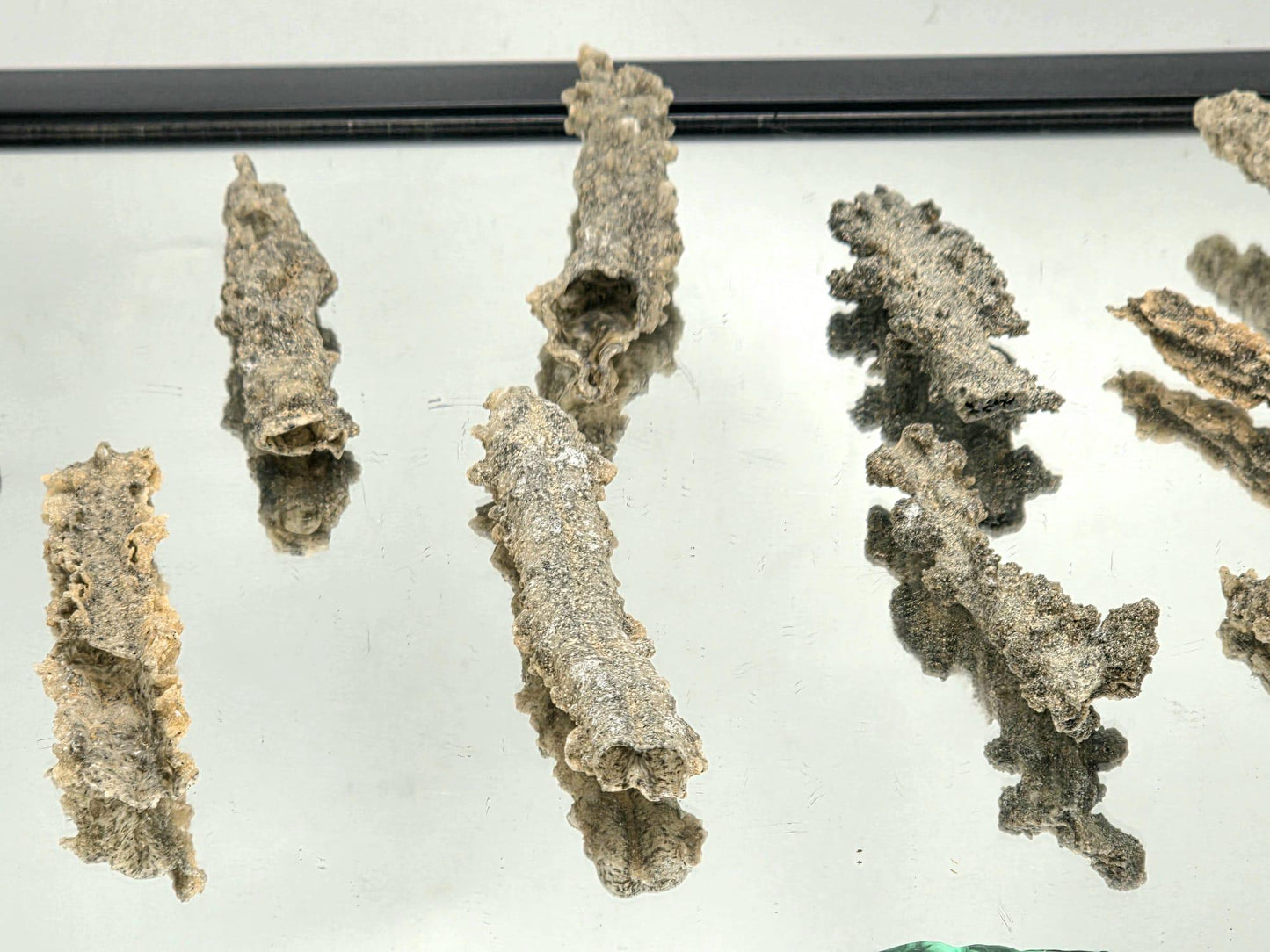 Rare Fulgurite crystal formed by lightning fusion of desert sand
