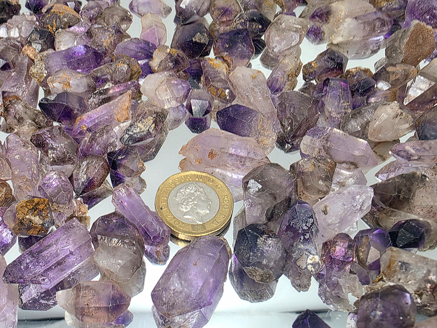 Beautiful hand-sized Shangaan Amethyst crystals