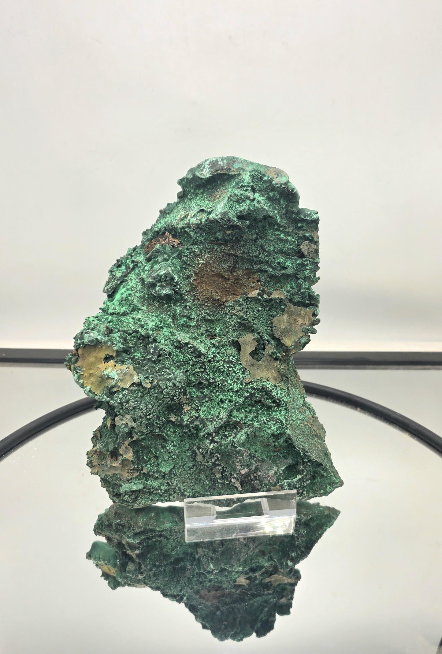 High-quality malachite specimen showcasing the stone's characteristic green hues.