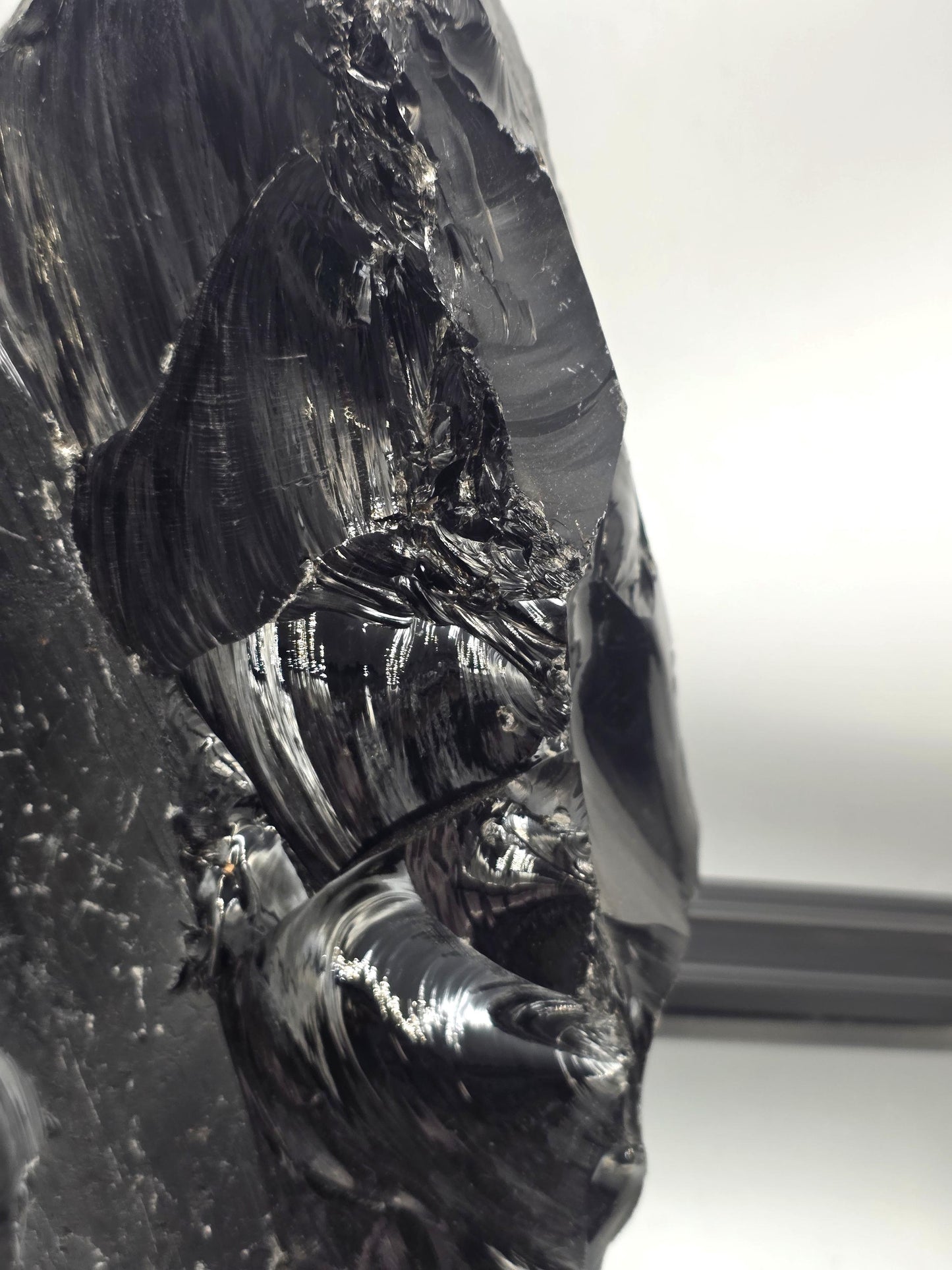 XL obsidian crystal for collectors or interiors