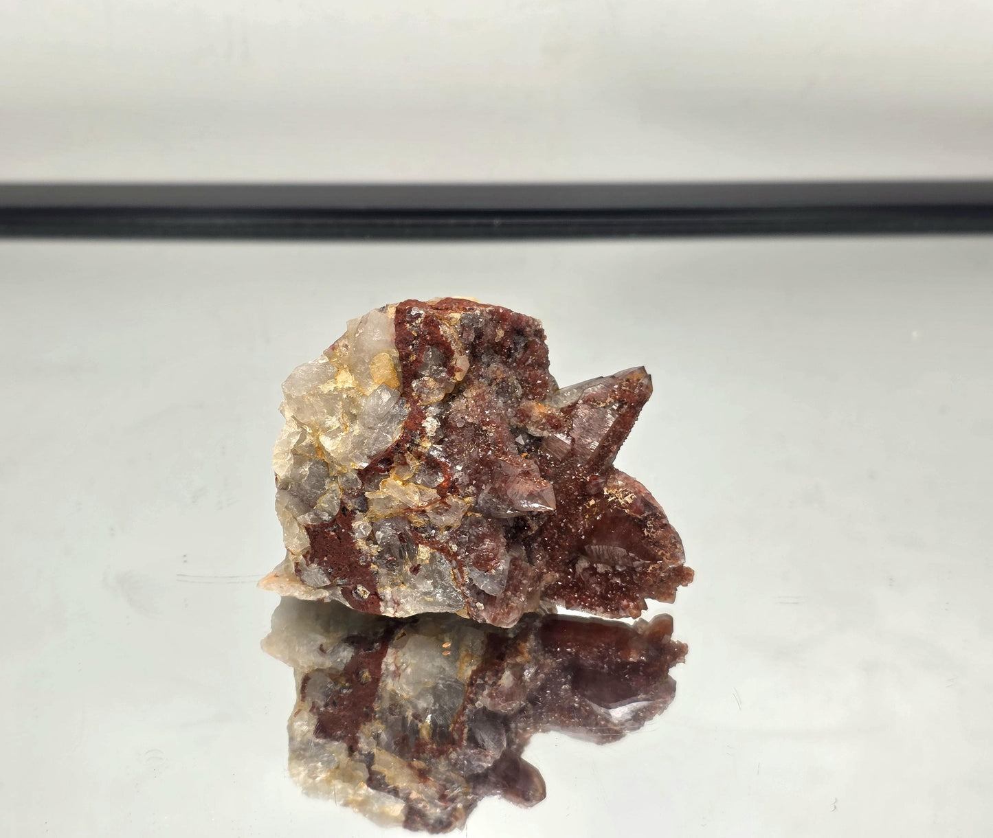 Natural Hematite staining brings bold color and earthy richness.