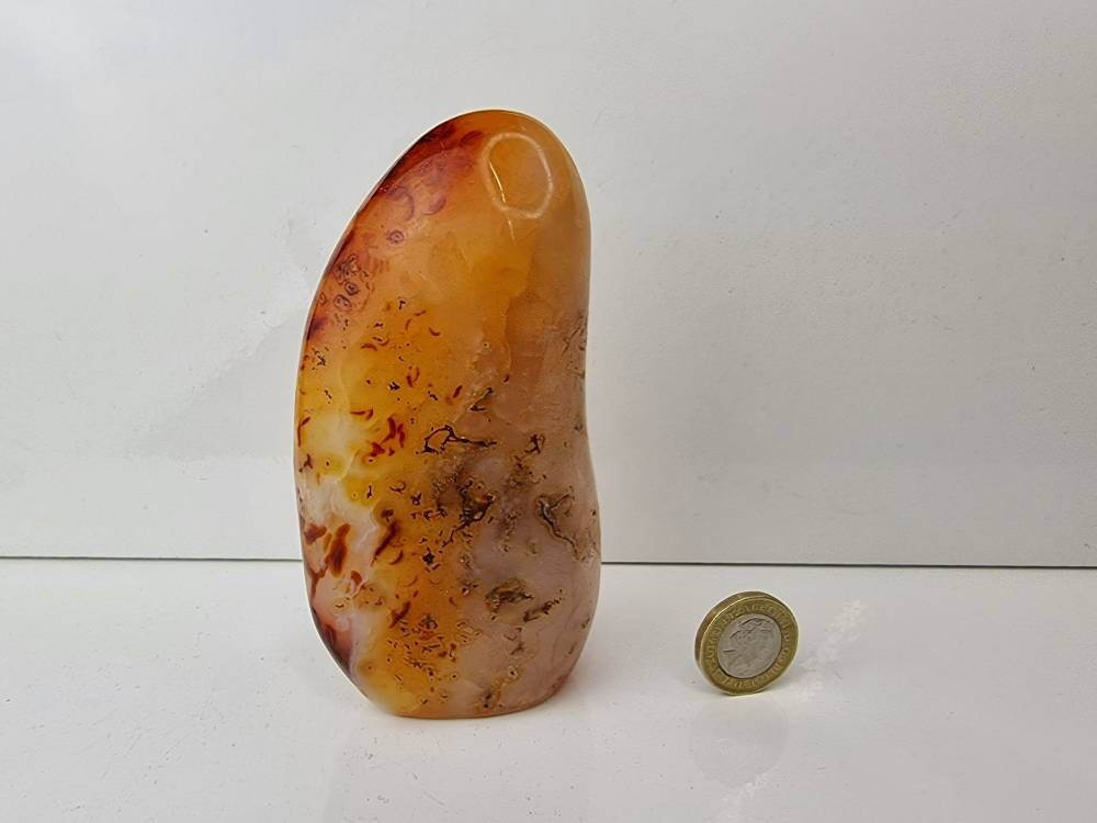 small carnelian crystal freeform